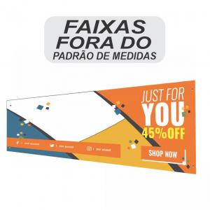 FAIXA POR MT2 - MEDIDAS FORA DO PADRÃO      